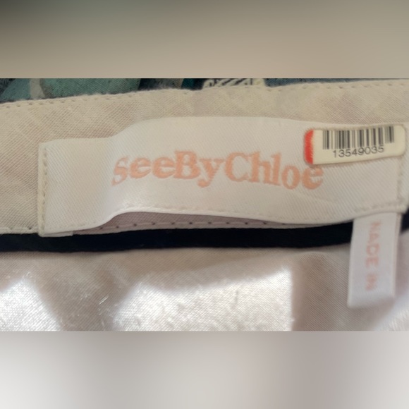 See By Chloe Plaid High Rise Wide Leg Pants - Picture 6 of 6